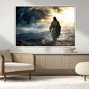 Jesus Walking Water Wall Art – Inspirational Christian