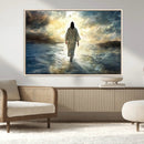 Jesus Walking on Water Wall Art | Canvas Print | Ready to