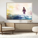 Watercolor Jesus Walking on Water Canvas Print, Christian by MyGreatCanvas | Canvas Wall Art Prints | Photo Prints & Wall Decor