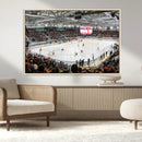 Lausanne Arena Ice Hockey Stadium Wall Art Canvas Print,