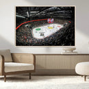 Vaudoise Lausanne Ice Hockey Arena Stadium Wall Art Canvas,