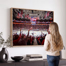 Carolina Hurricanes Ice Hockey Stadium Wall Art, Carolina