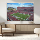 Florida Tampa Raymond James Stadium Wall Art Canvas Print -