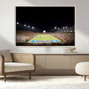 SMU Mustangs Football Team Print - Dallas Gerald J. Ford