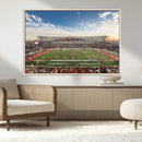 Framed Houston Cougars Football Team Print - Houston TDECU by MyGreatCanvas | Canvas Wall Art Prints | Photo Prints & Wall Decor