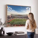 Framed Houston Cougars Football Team Print - Houston TDECU