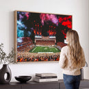 Virginia Tech Hokies Football Team Print - Blacksburg Lane