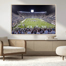 Brigham Young University Cougars Football Print Canvas - by MyGreatCanvas | Canvas Wall Art Prints | Photo Prints & Wall Decor