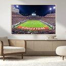 Wolfpack Football Team Print - Raleigh Carter-Finley Stadium