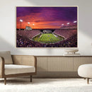 East Carolina University Pirates Football Print Canvas-