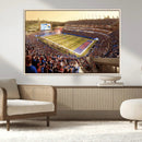 University of Kansas Jayhawks Football Team Print - Lawrence by MyGreatCanvas | Canvas Wall Art Prints | Photo Prints & Wall Decor