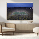 University of Michigan Wolverines Football Team Print - Ann by MyGreatCanvas | Canvas Wall Art Prints | Photo Prints & Wall Decor