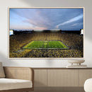 Michigan Stadium Wall Art Canvas Print, Vibrant Game Day by MyGreatCanvas | Canvas Wall Art Prints | Photo Prints & Wall Decor