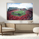 Cincinnati Bearcats Football Team Print - Nippert Stadium Wall Art Canvas Print