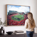 Cincinnati Bearcats Football Team Print - Nippert Stadium Wall Art Canvas Print