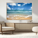 Sea View From the Beach Canvas Print
