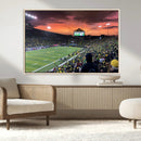 Eugene Autzen Stadium Canvas Wall Art Print – Sunset Over