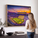 The Louisiana State University Tigers Football Team Print -