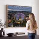 The Louisiana State University Tigers Football Team Print -