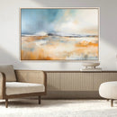 Abstract Landscape Wall Art Canvas Print - Warm Tones of