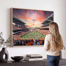 Oregon State Beavers Football Team Print - Corvallis Reser
