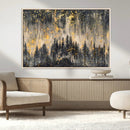 Golden Forest Abstract Wall Art | Dark Forest with Gold by MyGreatCanvas | Canvas Wall Art Prints | Photo Prints & Wall Decor