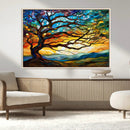 Mosaic Tree Wall Art | Ready to Hang Stained Glass Style