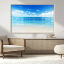 Beach Scene Canvas Wall Art Print – Tranquil Ocean Horizon by MyGreatCanvas | Canvas Wall Art Prints | Photo Prints & Wall Decor