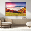 Autumn Mountain Foggy Landscape Wall Art Canvas Print | by MyGreatCanvas | Canvas Wall Art Prints | Photo Prints & Wall Decor