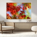 Red Leaves Autumn Forest Wall Art Canvas, Red Leaves Autumn by MyGreatCanvas | Canvas Wall Art Prints | Photo Prints & Wall Decor