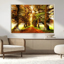 Sunshine in Forest and Trees Wall Art Canvas Print by MyGreatCanvas | Canvas Wall Art Prints | Photo Prints & Wall Decor