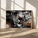 Red Wine and Glass Canvas Print by MyGreatCanvas | Canvas Wall Art Prints | Photo Prints & Wall Decor
