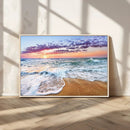 Coastal Sunset Art Beach Canvas Wall Art Print | Ocean Waves by MyGreatCanvas | Canvas Wall Art Prints | Photo Prints & Wall Decor