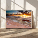 Sunset on Ocean Wall Art Canvas Print by MyGreatCanvas | Canvas Wall Art Prints | Photo Prints & Wall Decor