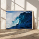 Ocean Wave at Sunset Canvas Art, Large Wall Print of Vibrant