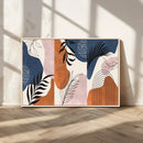Boho Wall Art Canvas Print Set Mid-Century Prints Bohemian