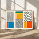 Canvas Print Wall Art Abstract Illustrs Art Boho, Framed