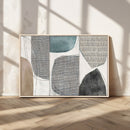 Canvas Print Wall Art Abstract Art Boho, Framed Boho Decor
