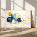 Geometric Blue Orange Abstract Wall Art Canvas, Geometric by MyGreatCanvas | Canvas Wall Art Prints | Photo Prints & Wall Decor