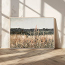 Abstract Wildflower Art Field Landscape Oil Painting Print,