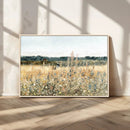 Wildflower Field Wall Art Canvas | Nature-Inspired Landscape