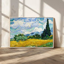 Wheatfield With Cypresses By Van Gogh Painting Wall Art