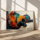 Abstract Guitar Wall Art Canvas | Vibrant Music-Inspired Art by MyGreatCanvas | Canvas Wall Art Prints | Photo Prints & Wall Decor
