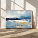 Abstract Ocean Canvas Wall Art - Coastal Blue and Gold by MyGreatCanvas | Canvas Wall Art Prints | Photo Prints & Wall Decor