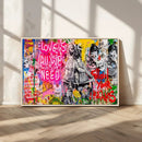 Follow Your Dreams & Love is All We Need Graffiti Street Art