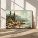 Abstract Acadia National Park Wall Art Canvas Print -