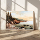 Serene Coastal View of Acadia National Park Wall Art -