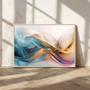 Abstract Flowing Colors Wall Art Canvas Print