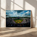 3-Panel Kauffman Stadium Wall Art Print | Large Kansas City