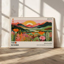 Framed Yayoi Kusama Print, Vibrant Floral Mountain Art by MyGreatCanvas | Canvas Wall Art Prints | Photo Prints & Wall Decor